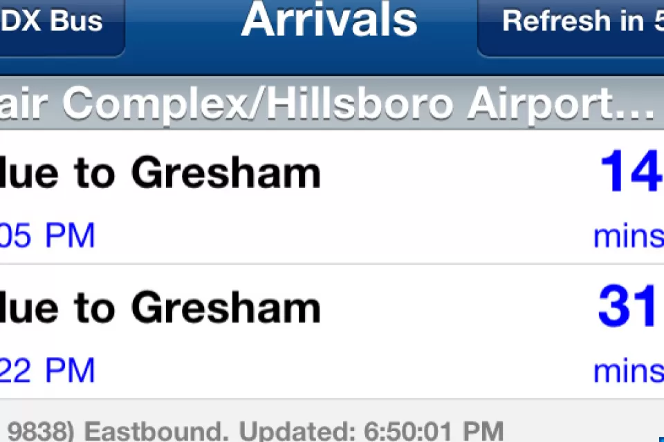 PDX Bus iPhone App